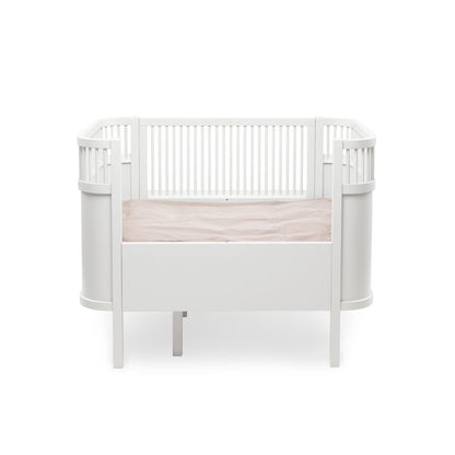 Babybett Sebra (inkl. Umbaumöglichkeit in ein Kinderbett) - Classic White - little something