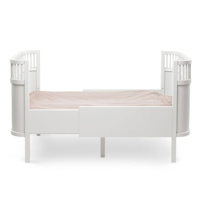 Babybett Sebra (inkl. Umbaumöglichkeit in ein Kinderbett) - Classic White - little something