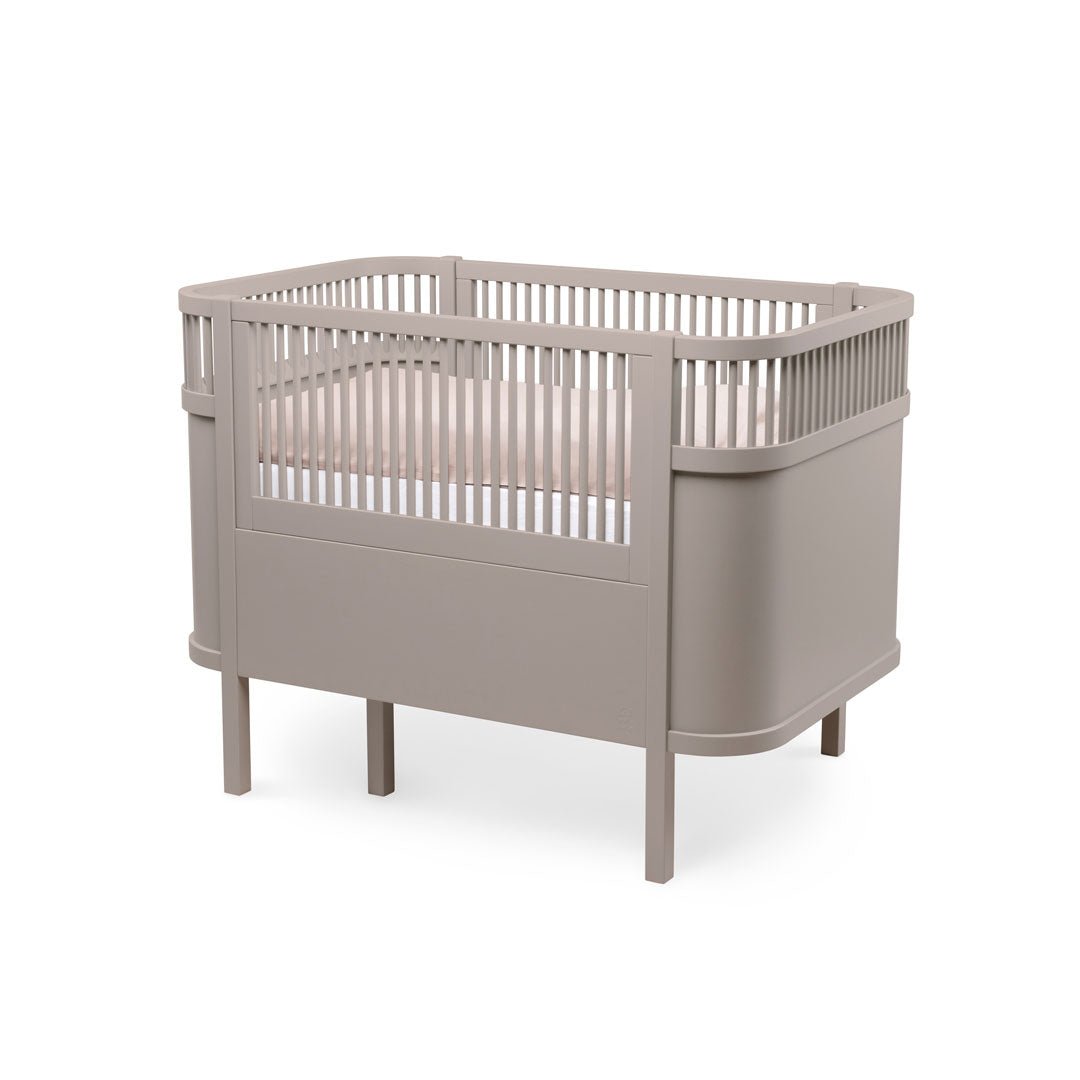 Babybett Sebra (inkl. Umbaumöglichkeit in ein Kinderbett) - Jetty Beige - little something