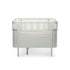 Babybett Sebra (inkl. Umbaumöglichkeit in ein Kinderbett) - Mist Green - little something