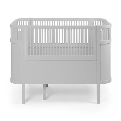 Babybett Sebra (inkl. Umbaumöglichkeit in ein Kinderbett) - Stone Grey - little something