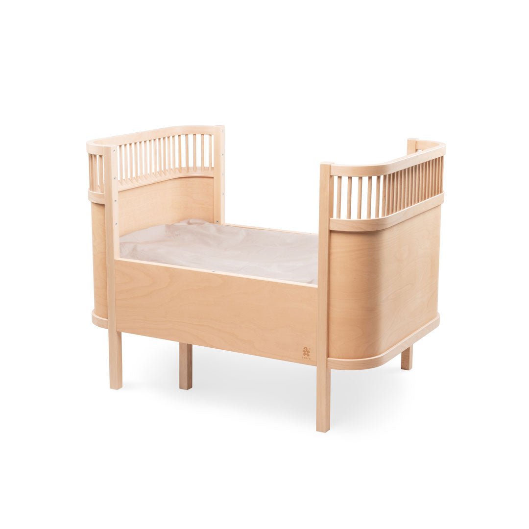 Babybett Sebra (inkl. Umbaumöglichkeit in ein Kinderbett) - Wooden Edition - little something