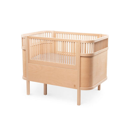Babybett Sebra (inkl. Umbaumöglichkeit in ein Kinderbett) - Wooden Edition - little something