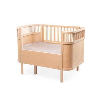 Babybett Sebra (inkl. Umbaumöglichkeit in ein Kinderbett) - Wooden Edition - little something