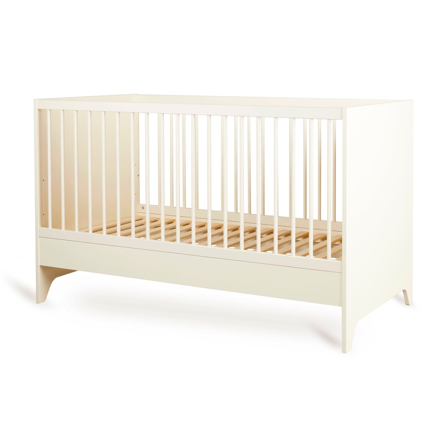 Babybett Tsugi - Butter 140x70cm (inkl. Umbaumöglichkeit in ein Kinderbett 140x70cm) - little something