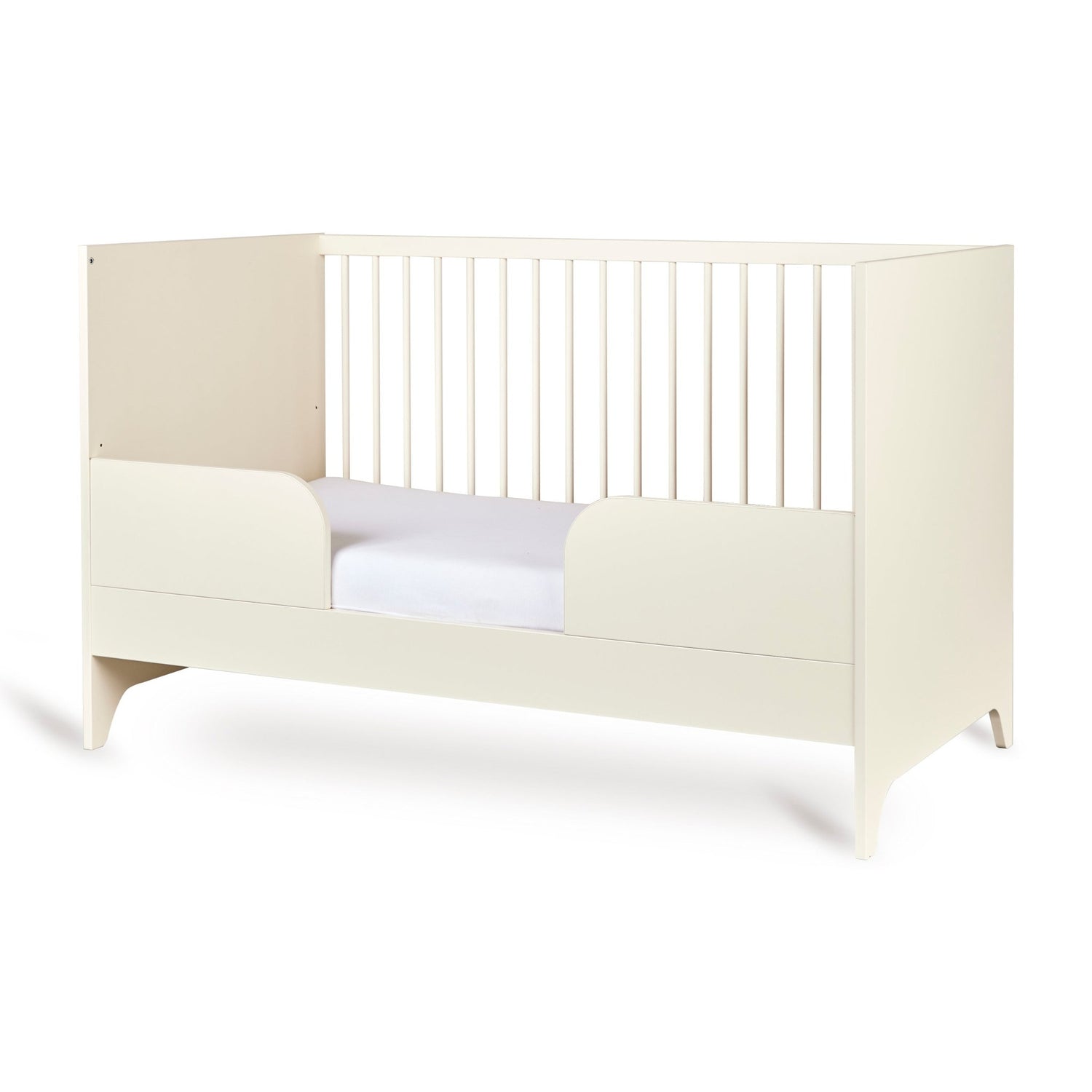 Babybett Tsugi - Butter 140x70cm (inkl. Umbaumöglichkeit in ein Kinderbett 140x70cm) - little something