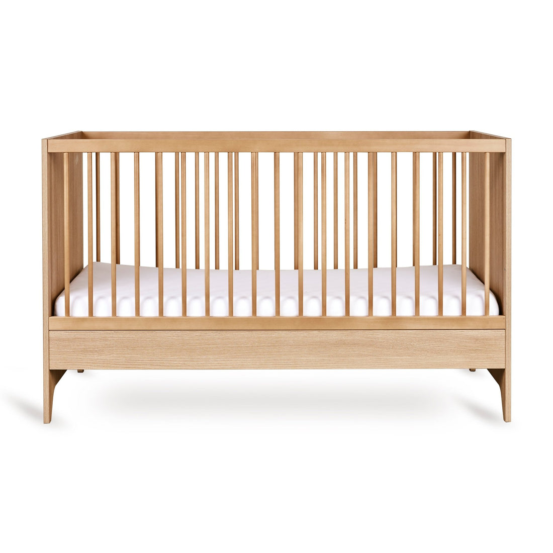 Babybett Tsugi - Honey Ash 140x70cm (inkl. Umbaumöglichkeit in ein Kinderbett 140x70cm) - little something