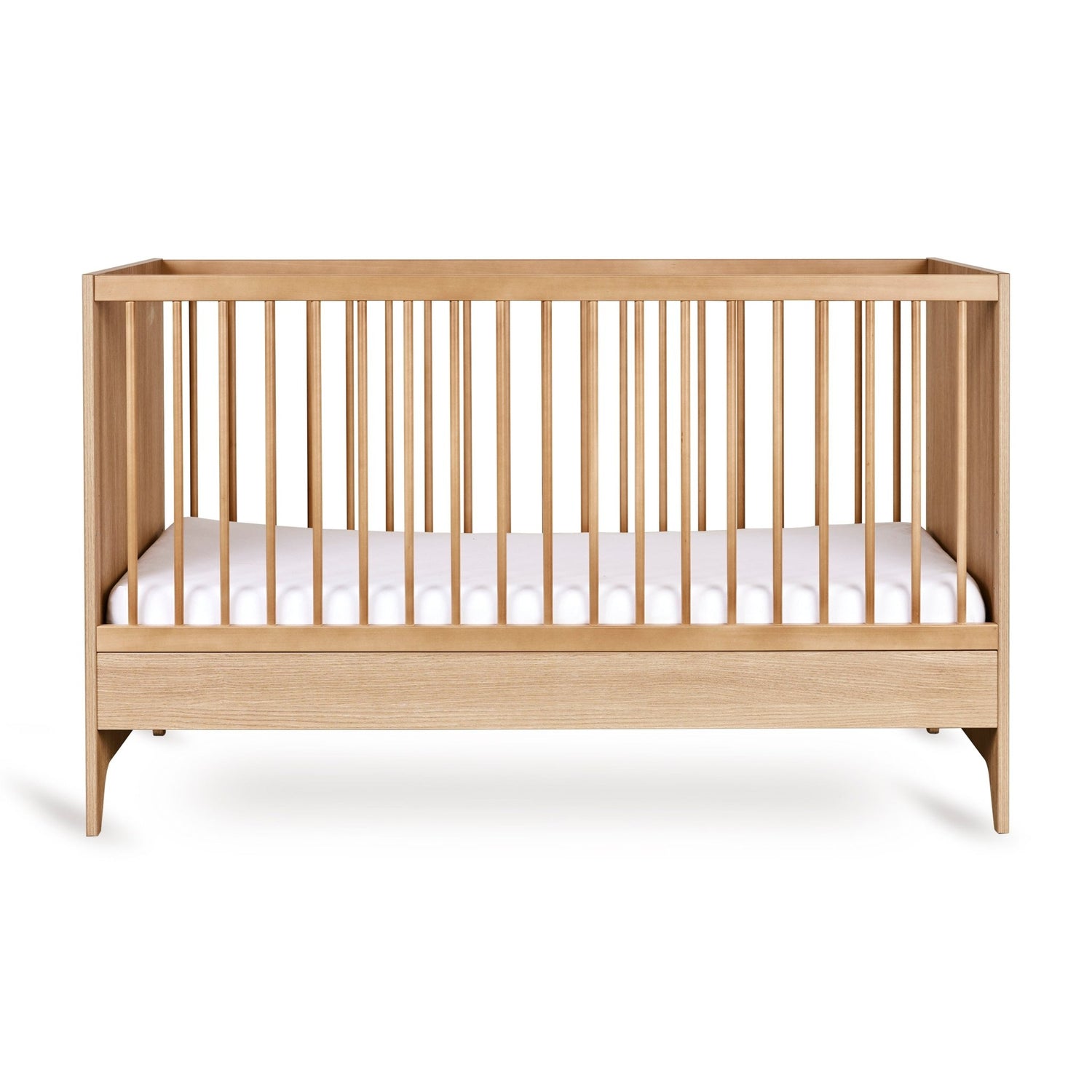 Babybett Tsugi - Honey Ash 140x70cm (inkl. Umbaumöglichkeit in ein Kinderbett 140x70cm) - little something