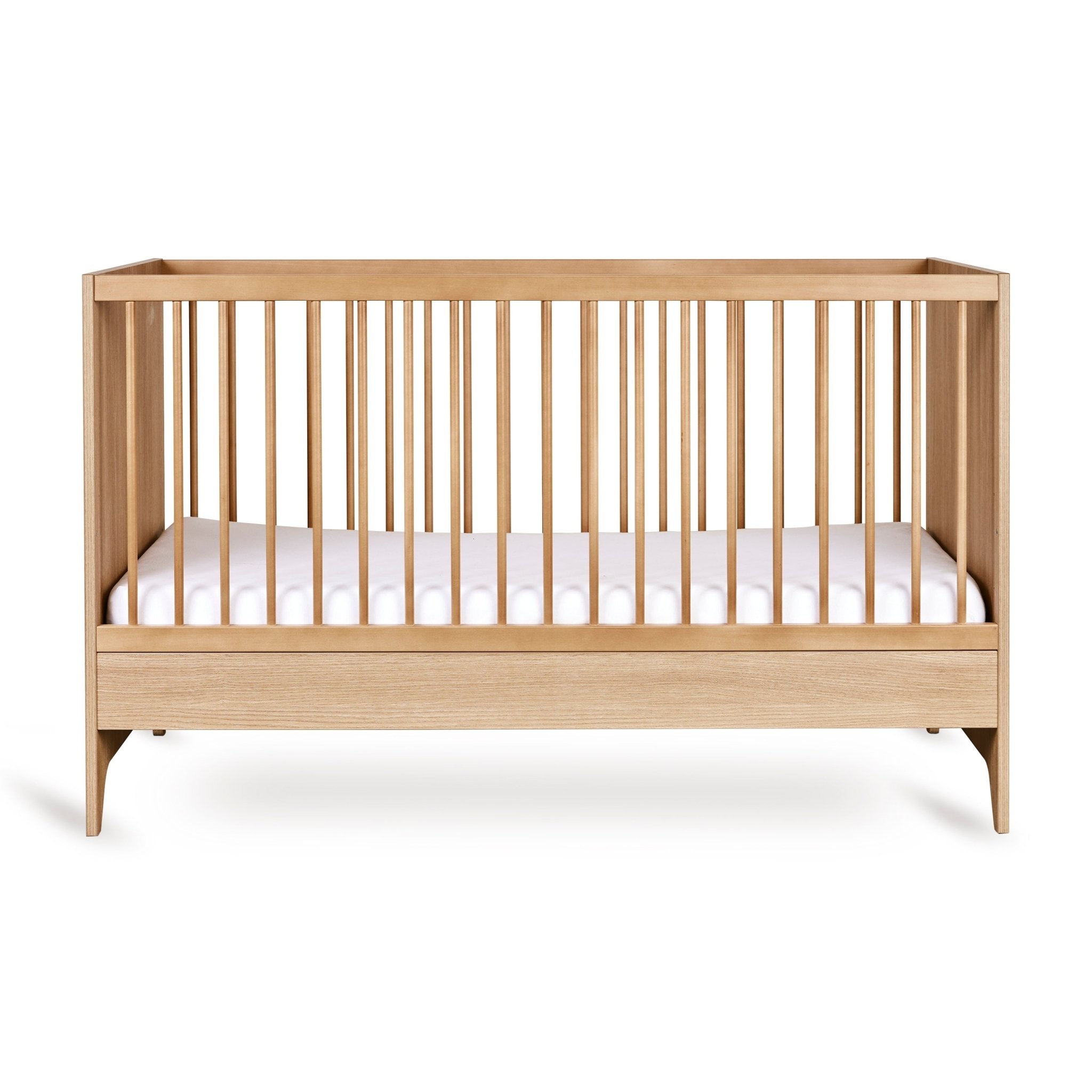 Babybett Tsugi - Honey Ash 140x70cm (inkl. Umbaumöglichkeit in ein Kinderbett 140x70cm) - little something