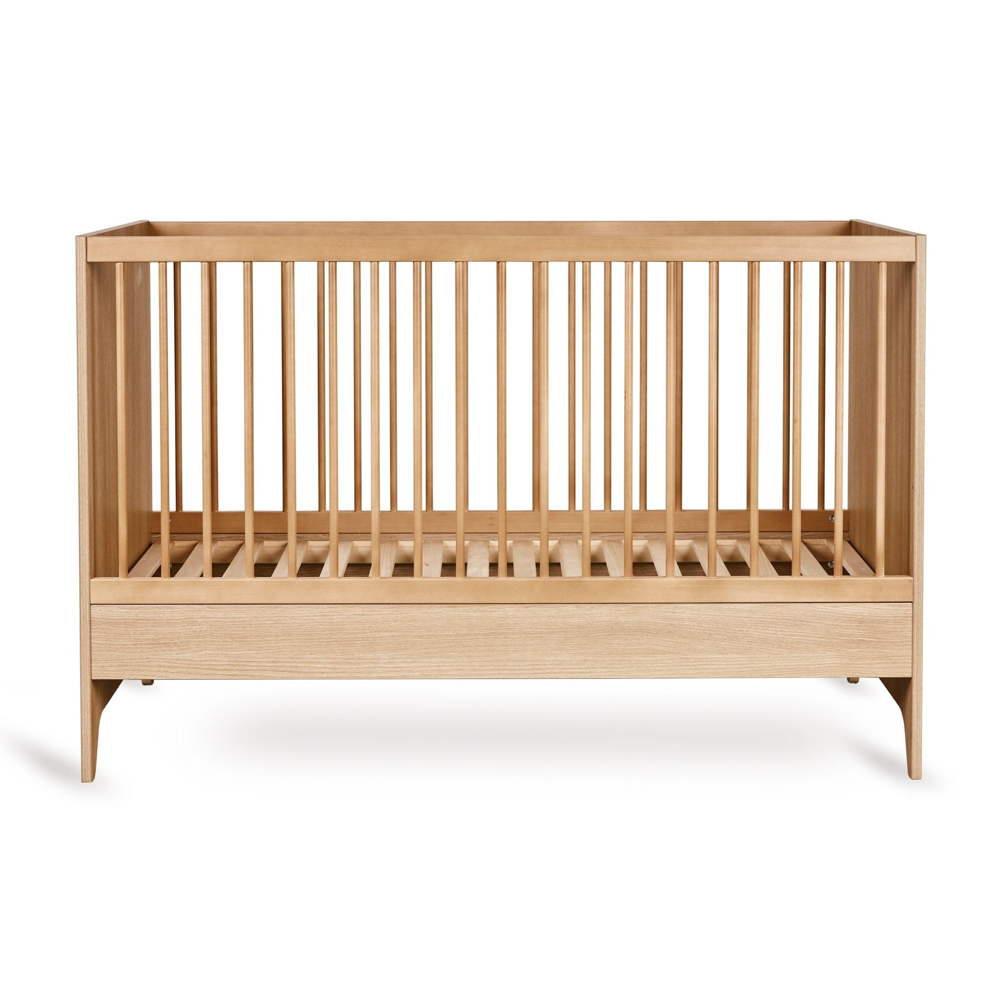 Babybett Tsugi - Honey Ash 140x70cm (inkl. Umbaumöglichkeit in ein Kinderbett 140x70cm) - little something