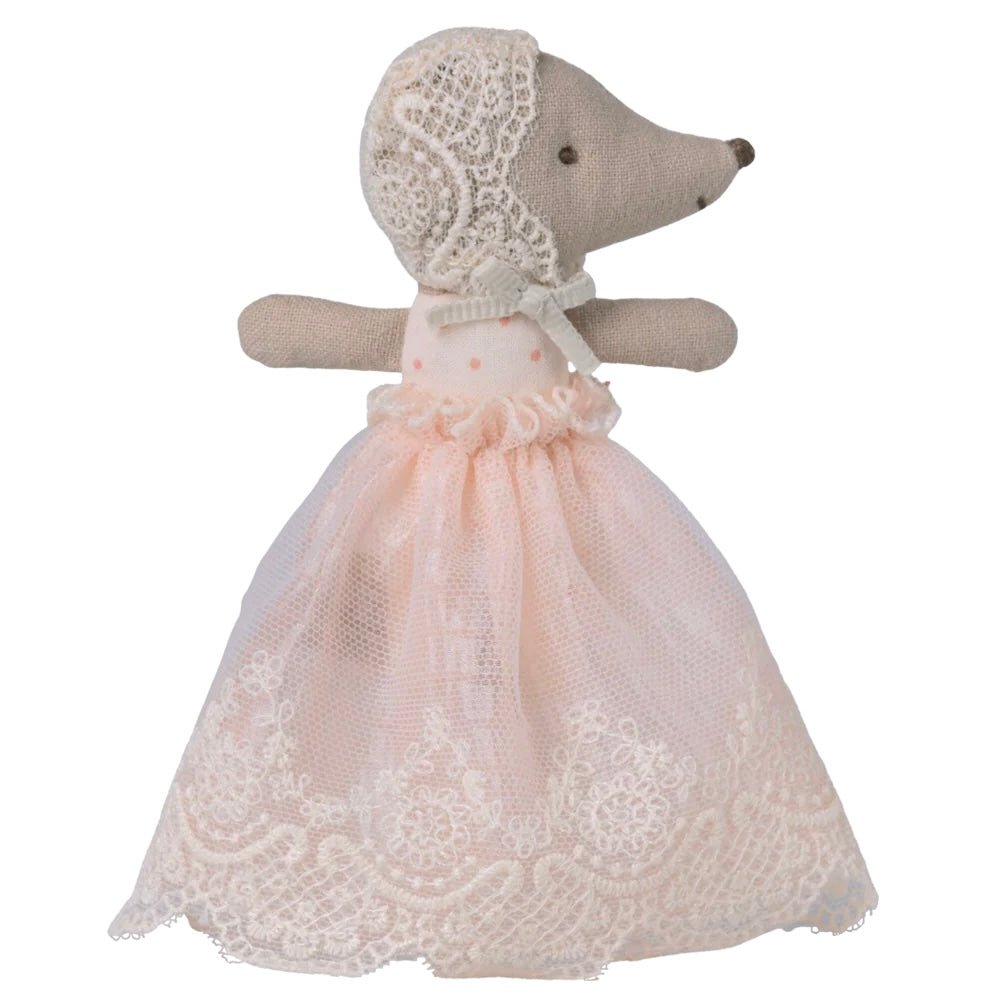 Babymaus im Kleid - Rose - little something