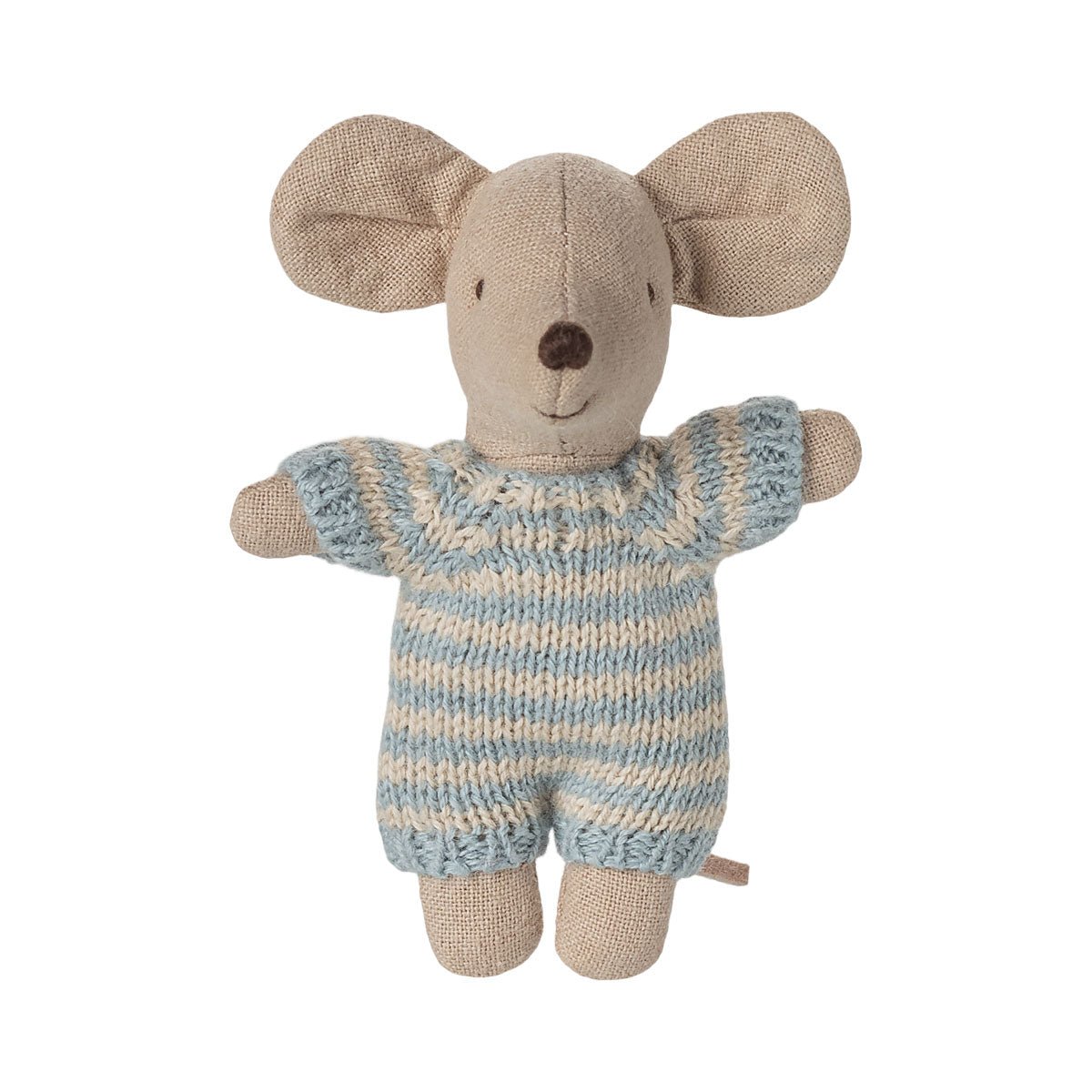 Babymaus in Tragetasche - Blau - little something