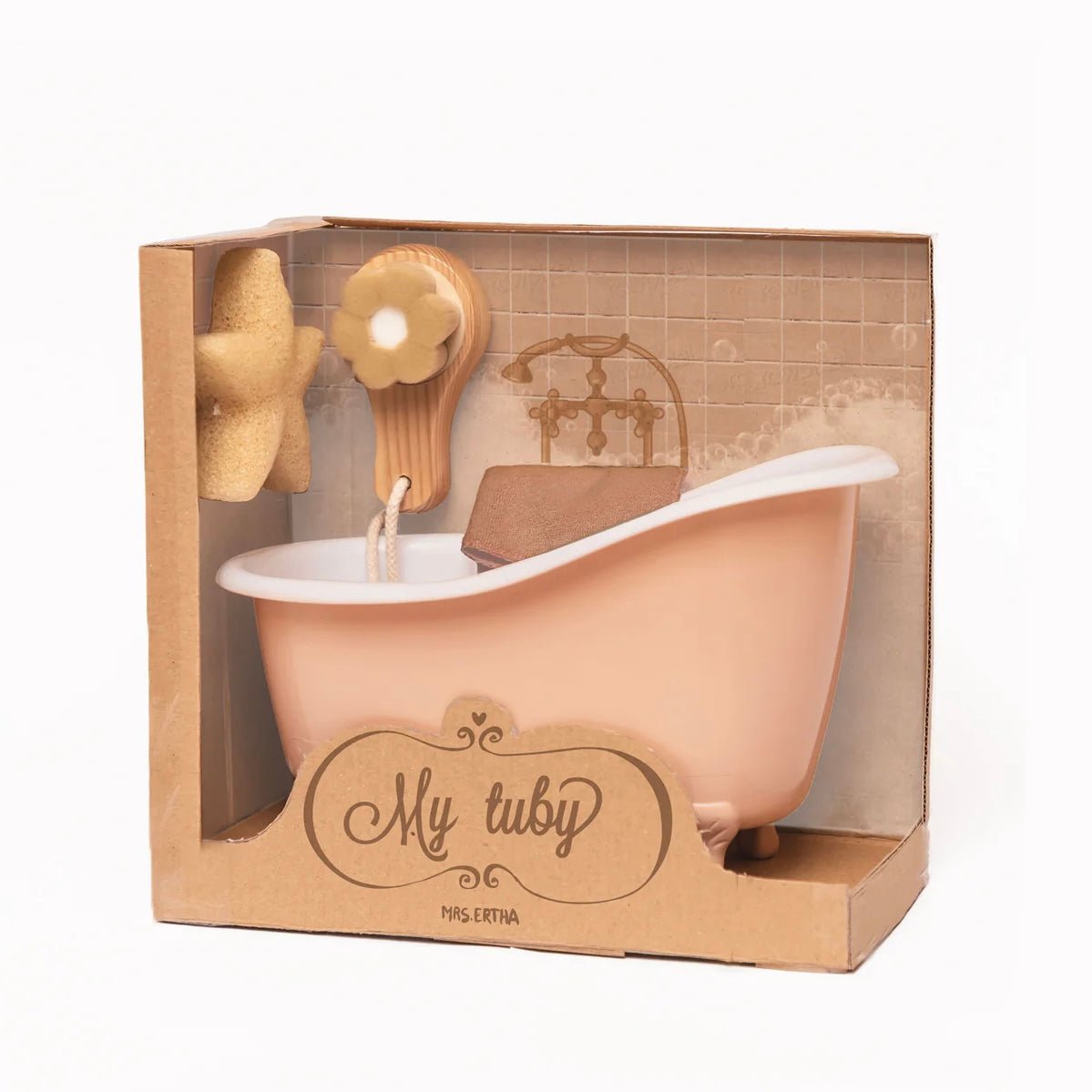 Badewanne Badespielzeug 5er Set Coral &quot;My Tubby&quot; - little something