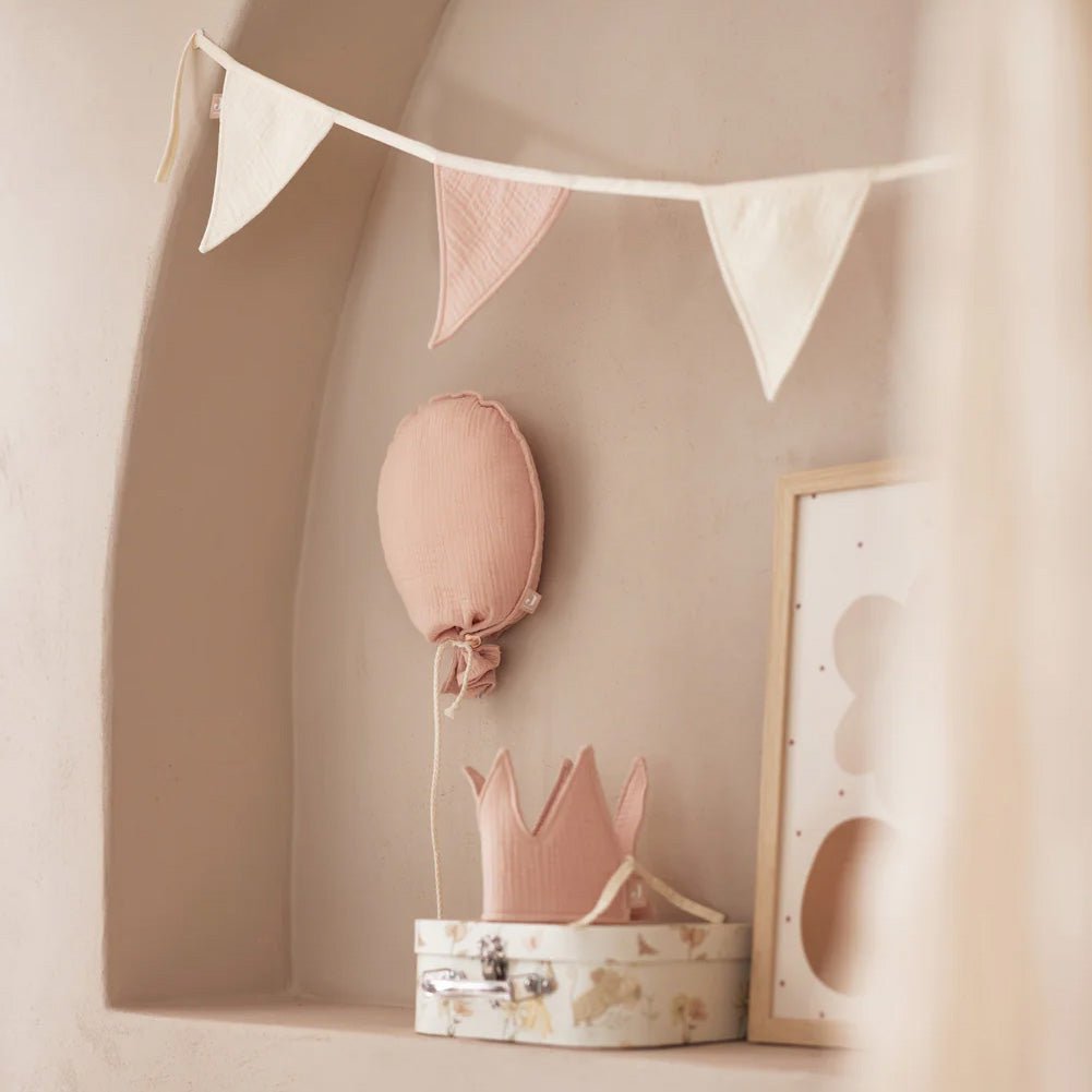 Ballon aus Stoff &quot;Rose&quot; - little something