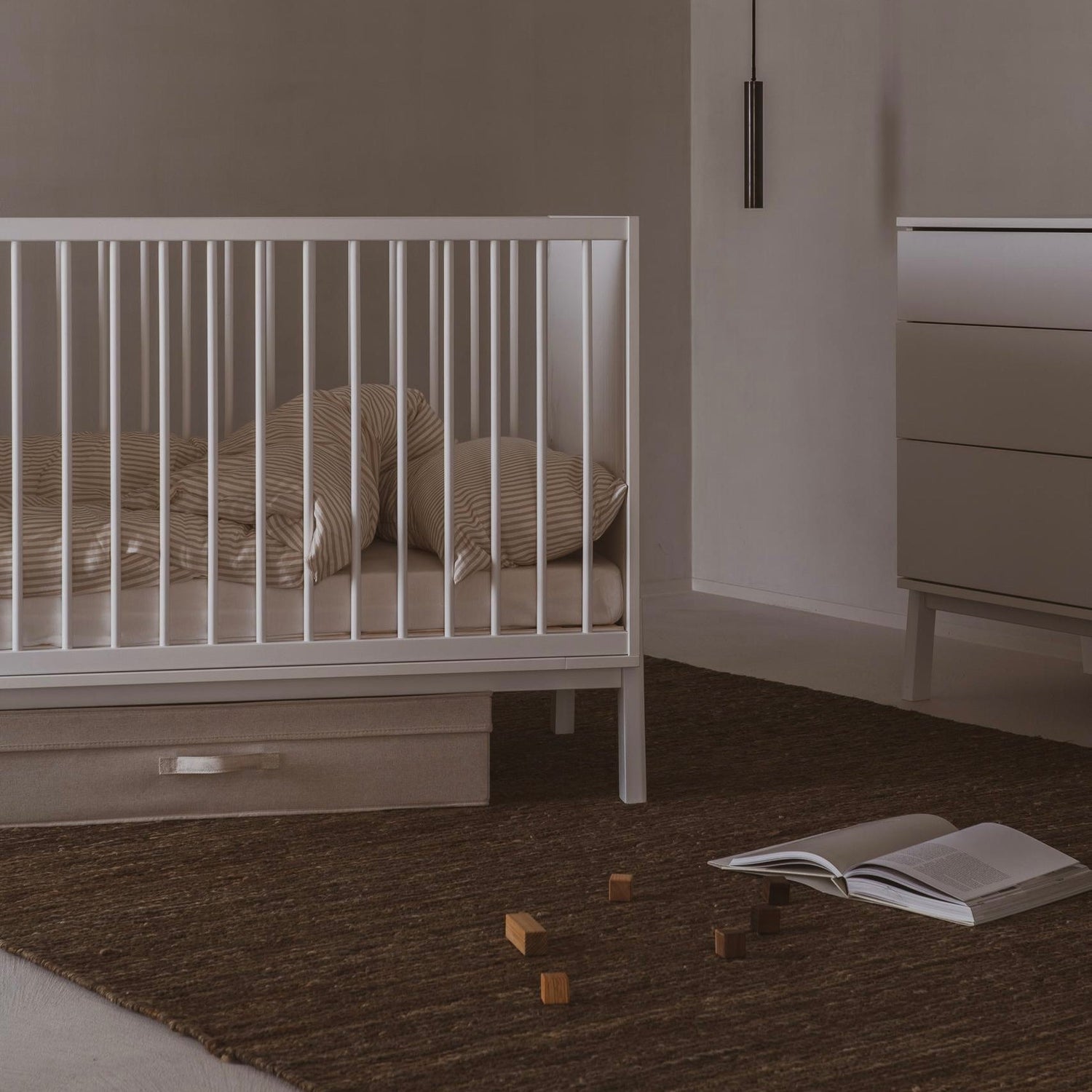 Bettschublade / Aufbewahrungsbox 85x70 cm für Quax Babybetten 120x60 cm / 110 x 70 cm - little something