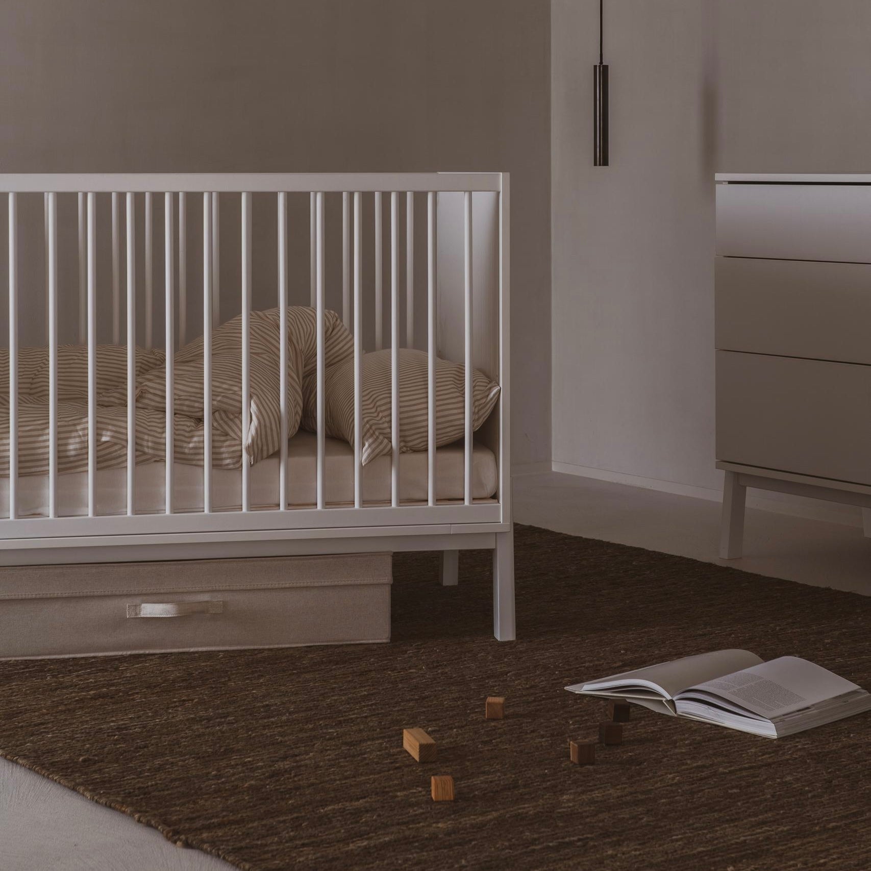 Bettschublade / Aufbewahrungsbox 85x70 cm für Quax Babybetten 120x60 cm / 110 x 70 cm - little something