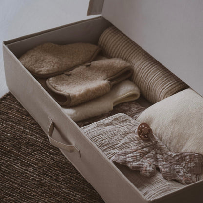 Bettschublade / Aufbewahrungsbox 85x70 cm für Quax Babybetten 120x60 cm / 110 x 70 cm - little something
