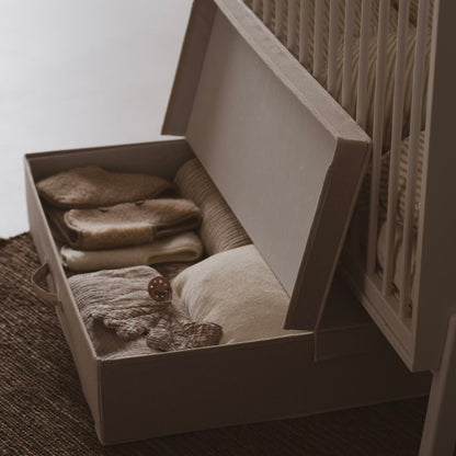 Bettschublade / Aufbewahrungsbox 85x70 cm für Quax Babybetten 120x60 cm / 110 x 70 cm - little something