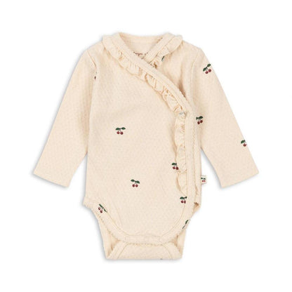 Body Newborn mit Rüschen &quot;Sui Frill Body&quot; - Cherry - little something