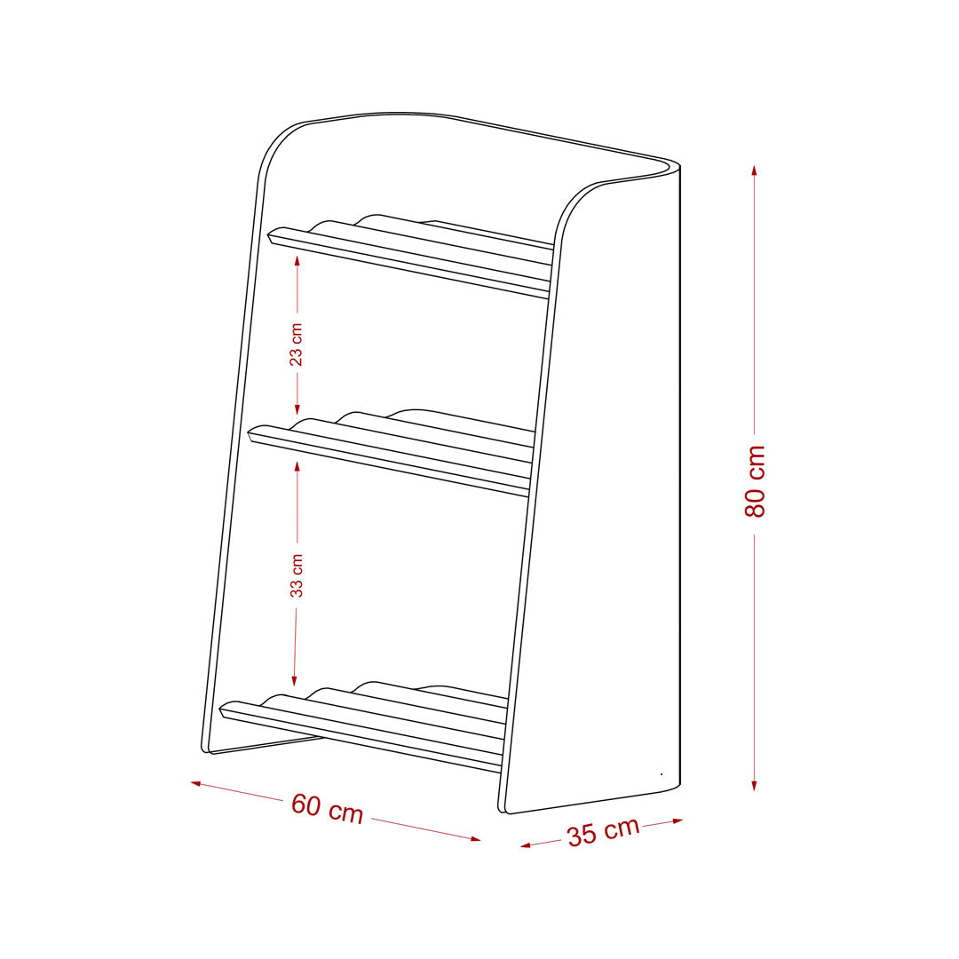 Bücherregal &quot;Curvy&quot; - little something