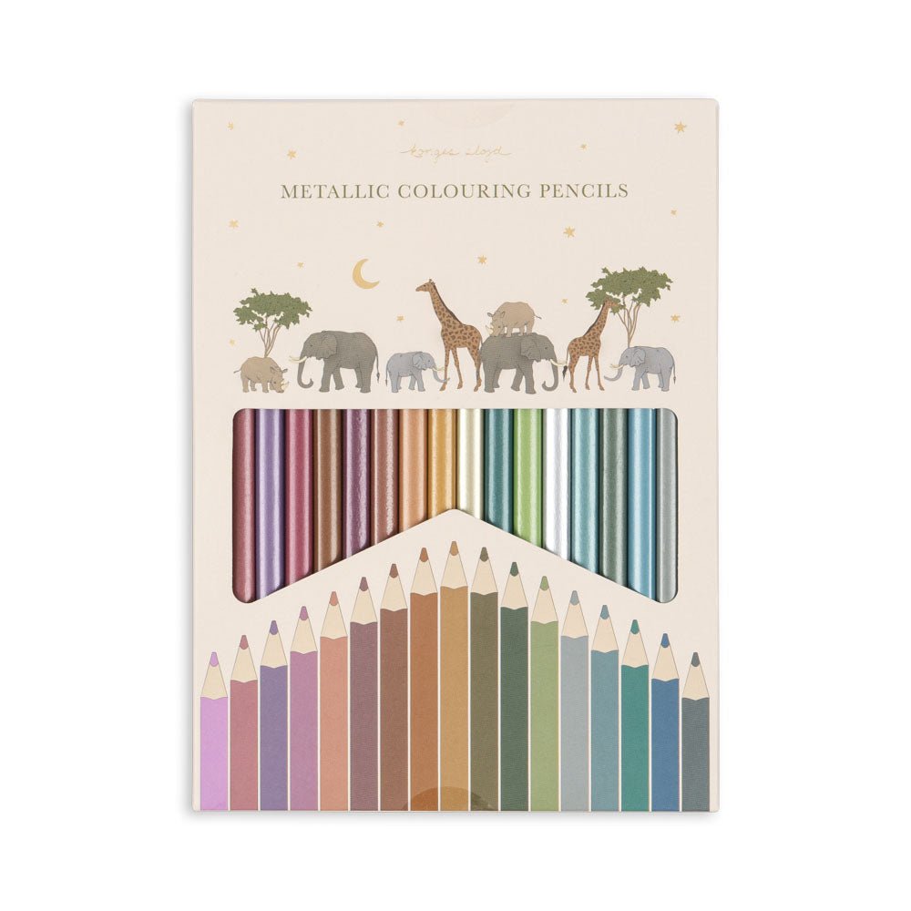 Buntstifte Metallic &quot;Metallic Coloring Pencils&quot; 18er Set - little something