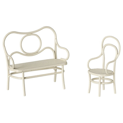 Café - Set, Maus, Klein - Cremefarben - little something