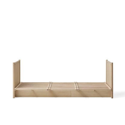 Camp Novel 2in1 Babybett 60x120cm &amp; Bett 120x200 cm, Eiche - little something