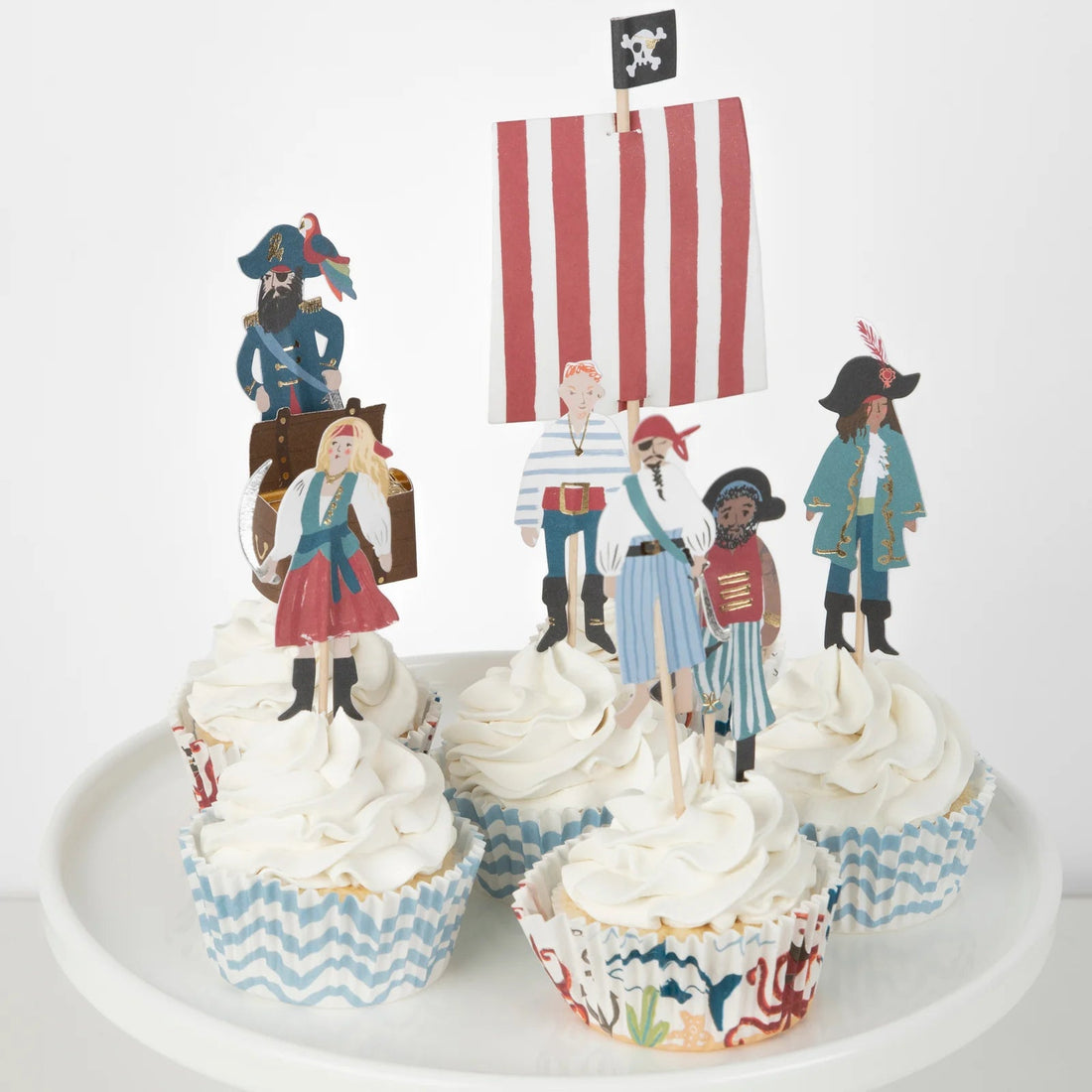 Cupcake Kit Muffinförmchen Piraten - little something
