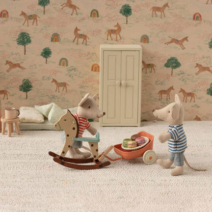 Dreirad Anhänger, Maus - Koralle - little something