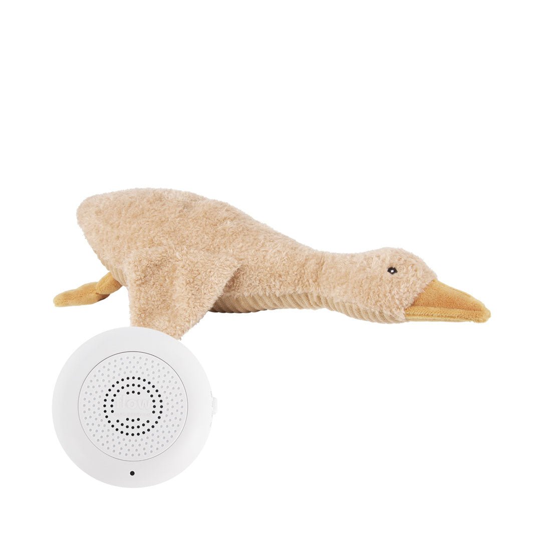 Einschlafhilfe &amp; Kuscheltier Gans inkl. Soundbox &quot;Liva&quot; - Braun - little something