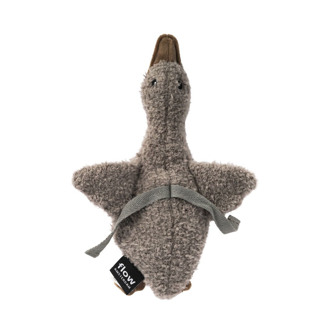 Einschlafhilfe &amp; Kuscheltier Gans inkl. Soundbox &quot;Liva Comforter on the go&quot; - Grau - little something