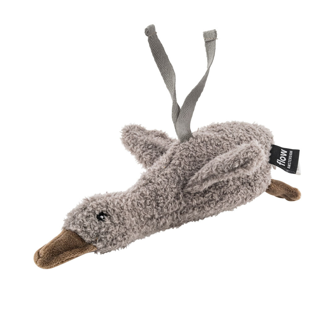Einschlafhilfe &amp; Kuscheltier Gans inkl. Soundbox &quot;Liva Comforter on the go&quot; - Grau - little something