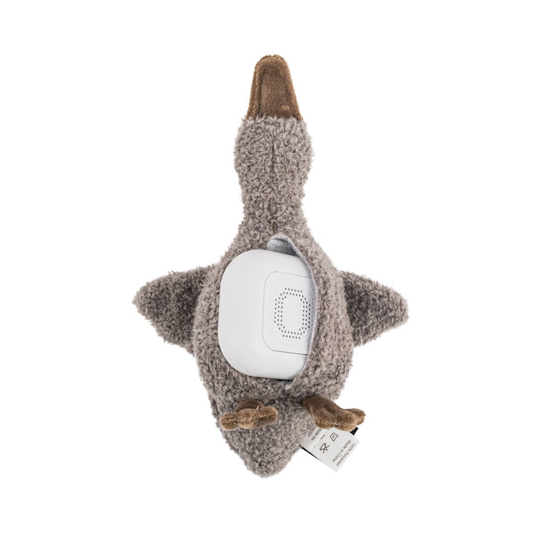 Einschlafhilfe &amp; Kuscheltier Gans inkl. Soundbox &quot;Liva Comforter on the go&quot; - Grau - little something