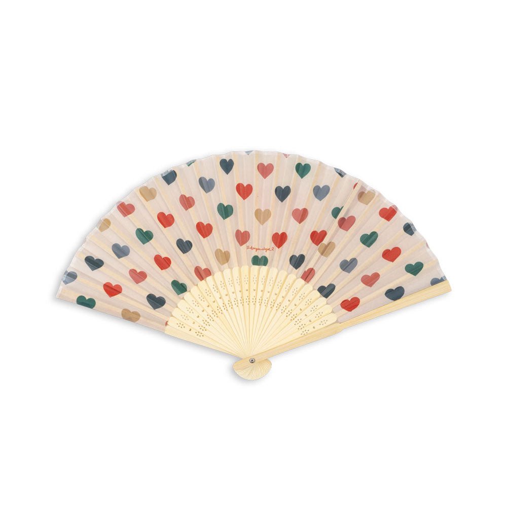Fächer "Fans" - Coeur Coloré - little something