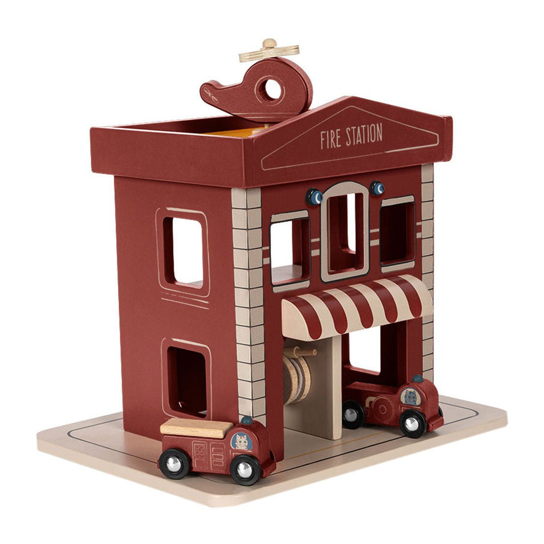 Feuerwehrwache aus Holz &quot;Wooden Fire Station&quot; - little something