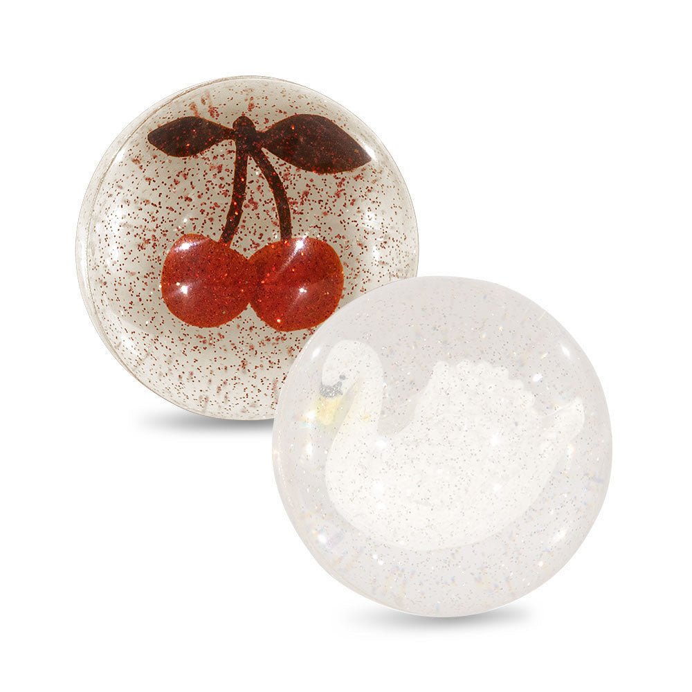 Flummi &quot;Bouncing Ball Set Cherry&quot; - Kirsche - little something