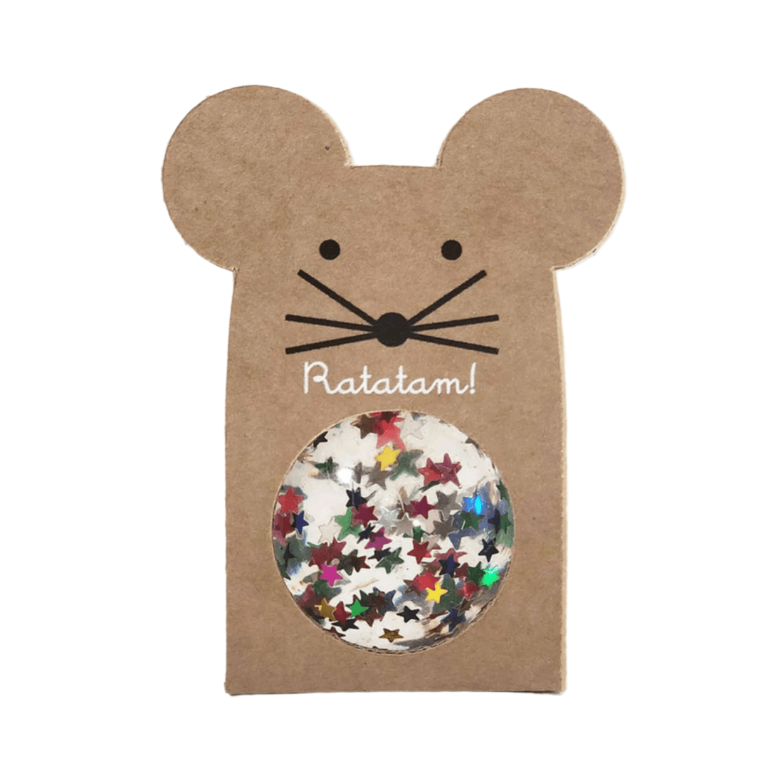 Flummi mit Glitzer Sterne bunt - little something