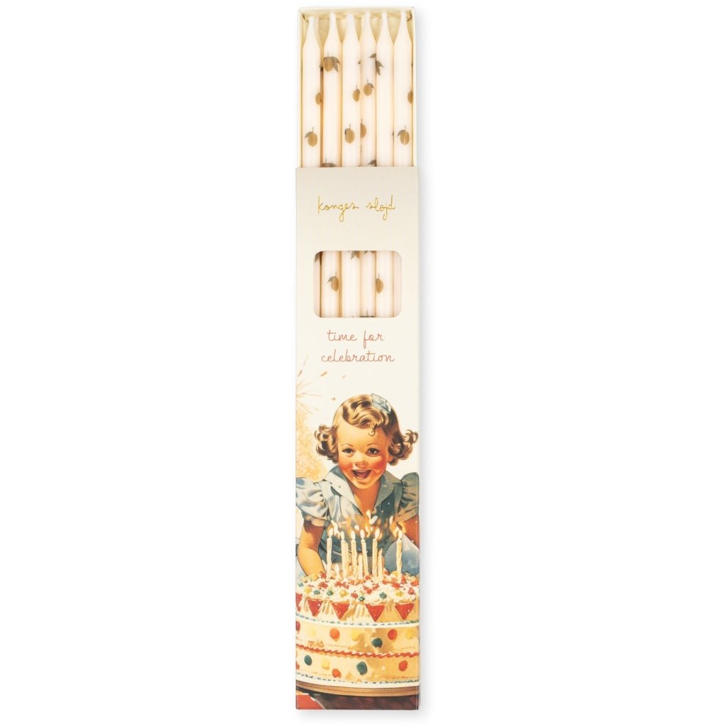 Geburtstagskerze Lemon 12er Set - little something