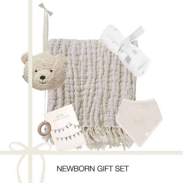 Geschenkset Newborn "Natur Bär" - little something