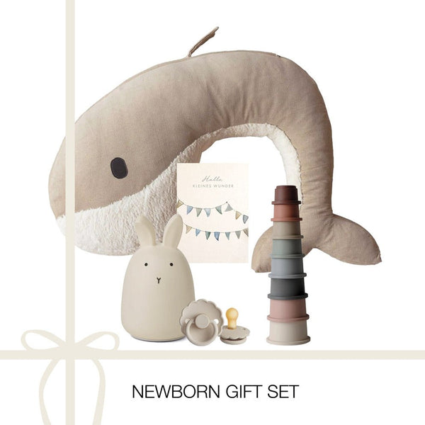 Geschenkset Newborn "Wal" - little something