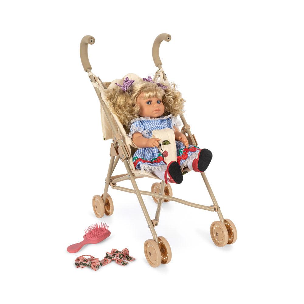 Geschenkset Puppe &quot;Delphine Doll&quot;, Kleidung &amp; Buggy - little something