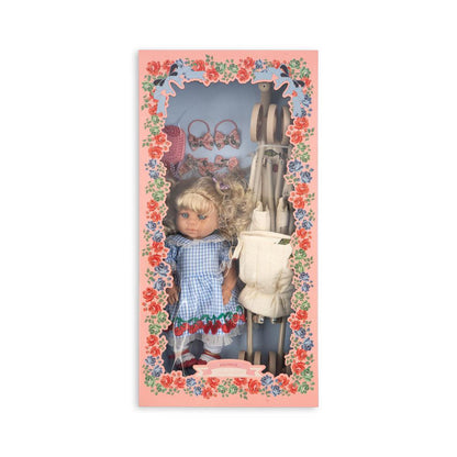 Geschenkset Puppe &quot;Delphine Doll&quot;, Kleidung &amp; Buggy - little something