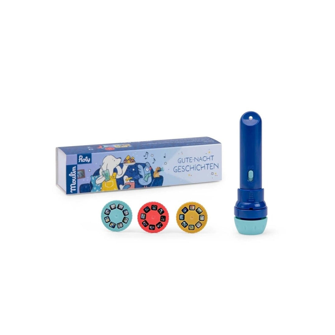 Geschichtenerzähler Taschenlampe Projektionsleuchte &quot;Puce &amp; Pilou&quot; - little something