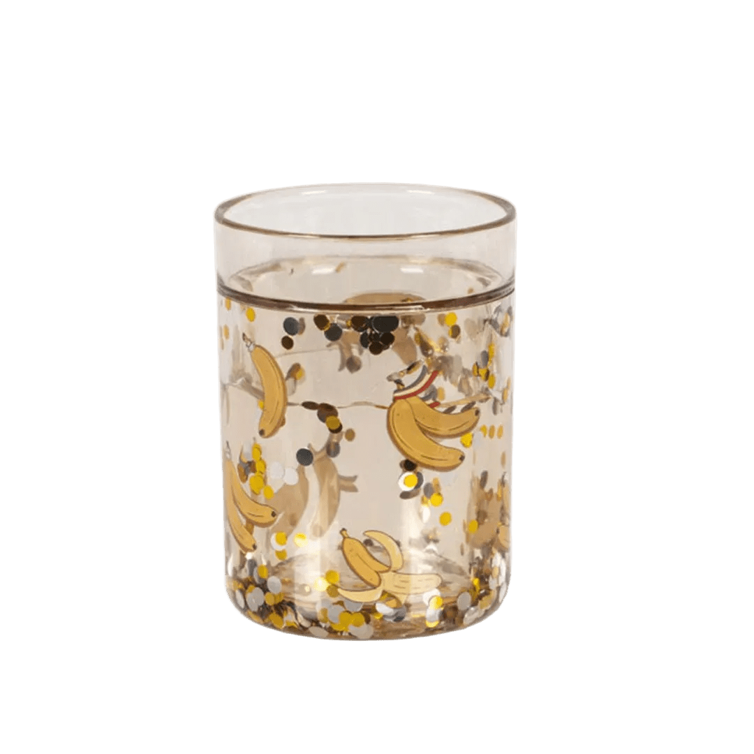 Glitzerbecher Bananen "Glitter Cup Bananas" - little something