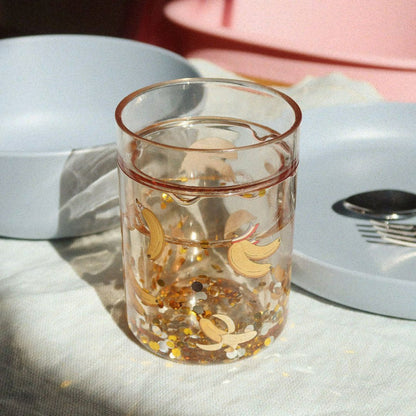 Glitzerbecher Bananen "Glitter Cup Bananas" - little something