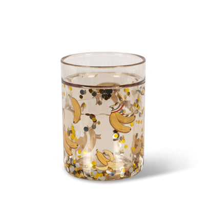 Glitzerbecher Bananen "Glitter Cup Bananas" - little something