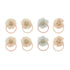 Haargummis Mini Stern Tüll "Mini Tulle Rosette" 8er Set - little something