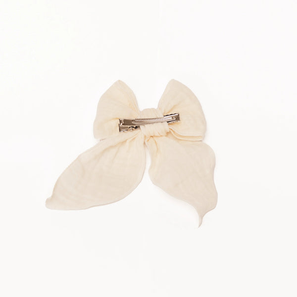 Haarspange Schleife Vanilla "Fable Bow Clip" - little something