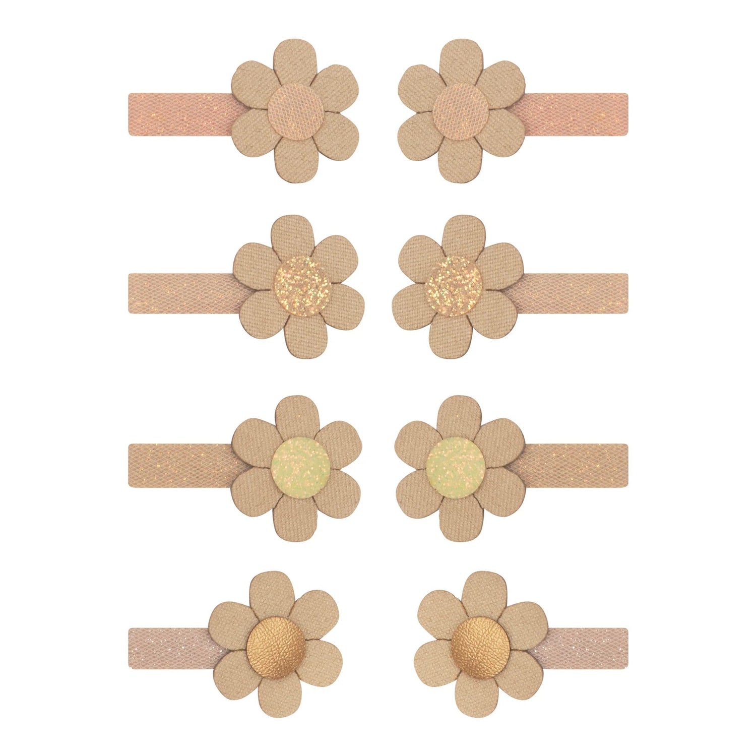 Haarspangen Blumen &quot;Daisy Mini Clip&quot; 8er Set - little something