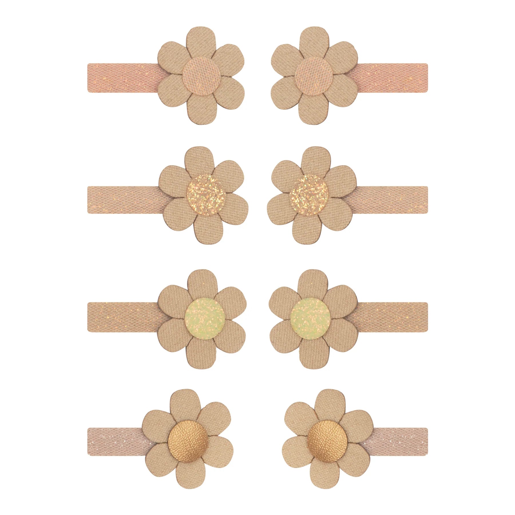 Haarspangen Blumen &quot;Daisy Mini Clip&quot; 8er Set - little something